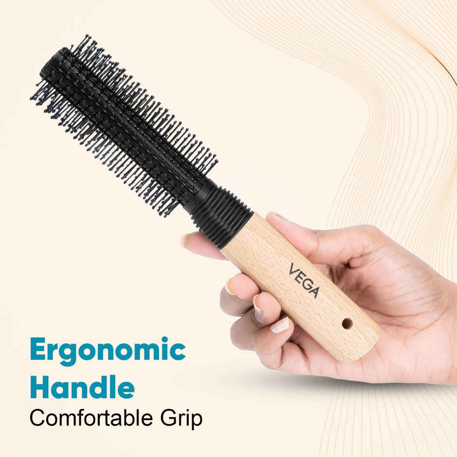 Vega Round Hair Brush for Men and Women|  Hair Volumizer Round Brush| (E8-RB)