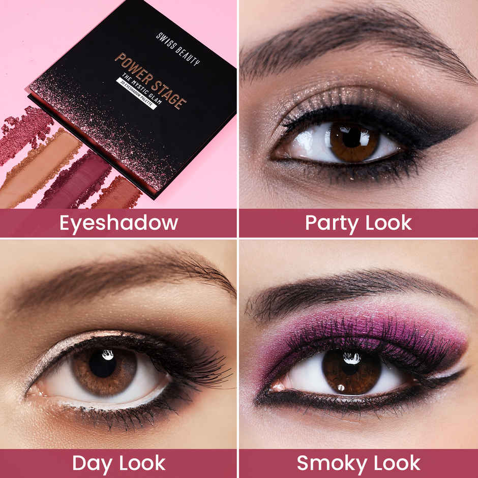 Swiss Beauty Power Stage Eyeshadow Palette - 01 Mystic Glam