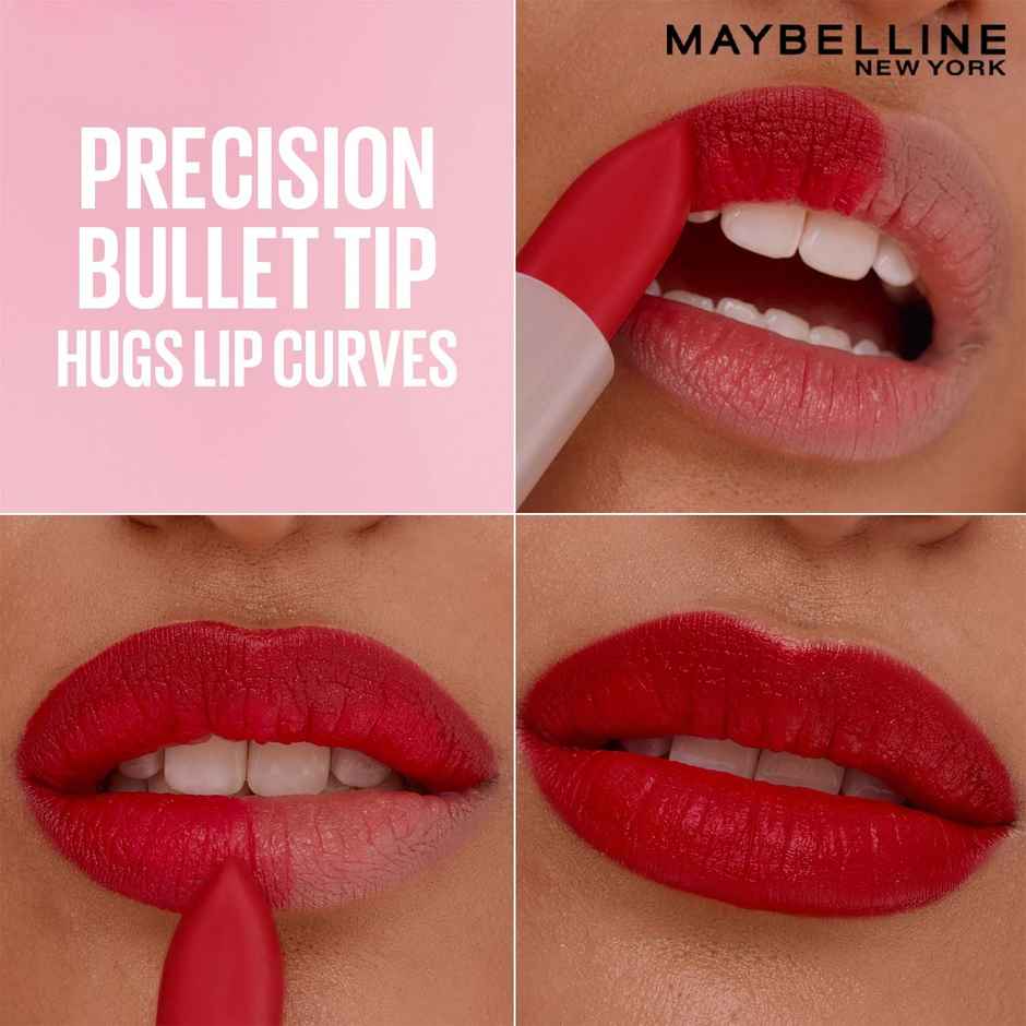 Maybelline Serum Lipstick (Satin) 8Hr Hydration + bold color - 104 Maybe It's Intense