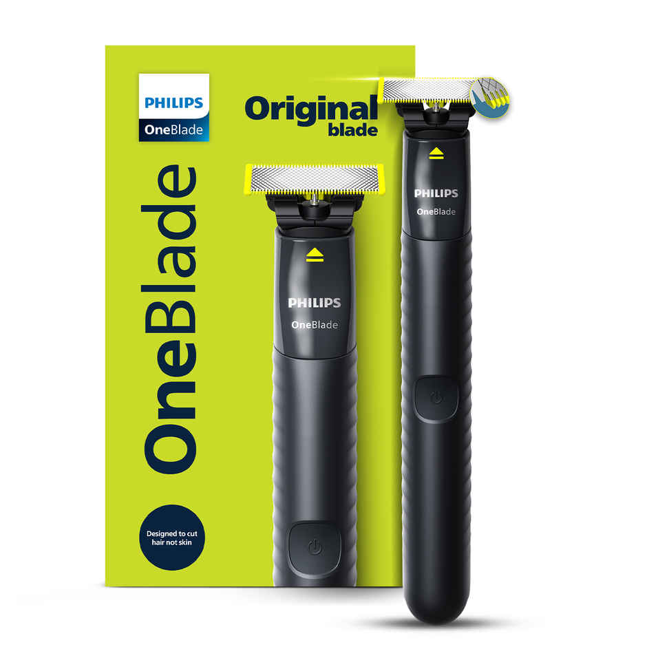 Philips OneBlade Hybrid Trimmer Edge Shave|Patented Blade|Designed for Skin Comfort|QP1424/10