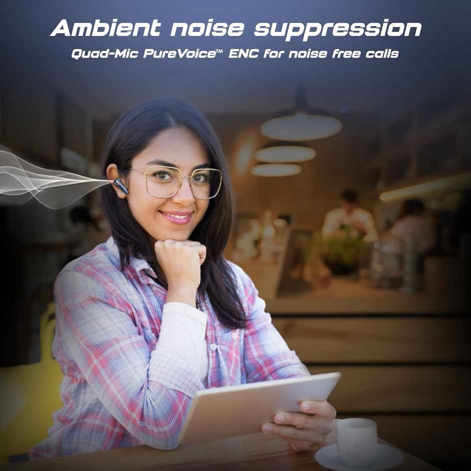 Truke Crystal Bass Earbuds - Cobalt Blue