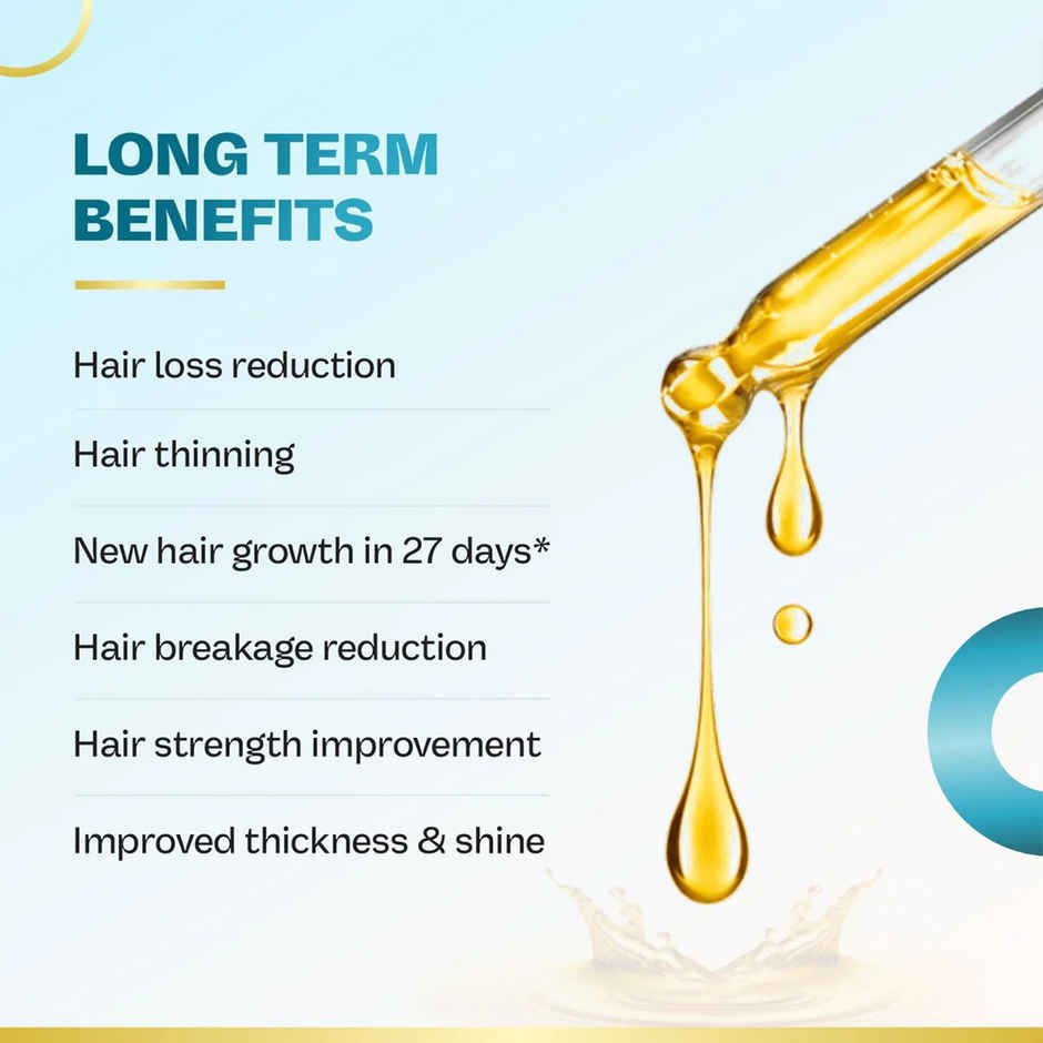 KT Professional 3X Hair Growth Serum with Black Cumin | Anagain, Hibiscus & Redensyl