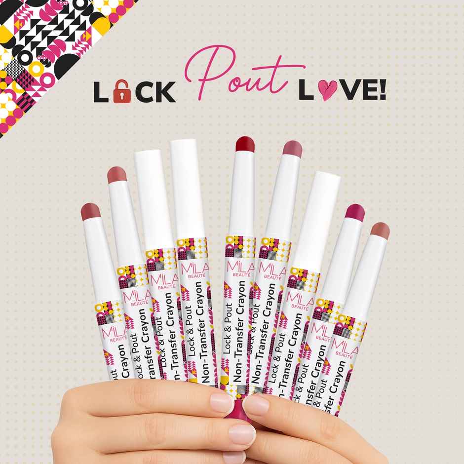 Mila Beaute Transferproof Long Lasting Matt Crayon I Smudge Proof & Lightweight I 6 - Low Key