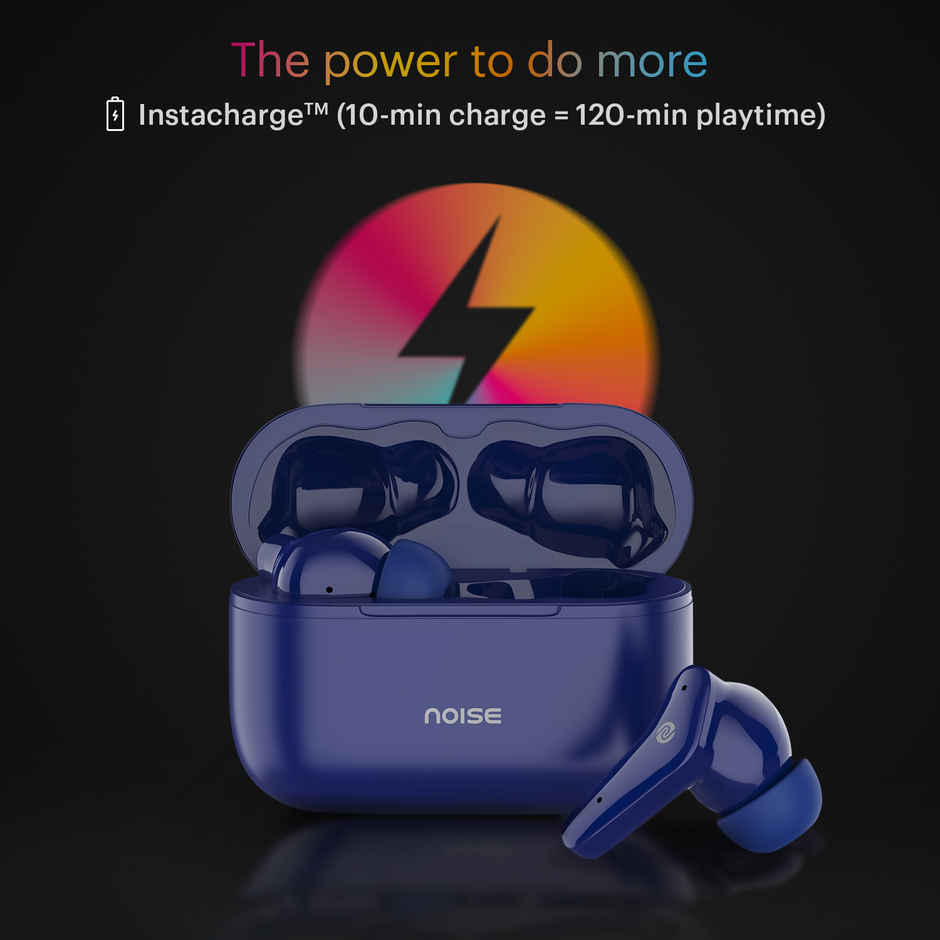 Noise Buds VS102 50H Battery 11mm Driver IPX5 Instacharge BTv5.1 TWS Earbuds | Midnight Blue
