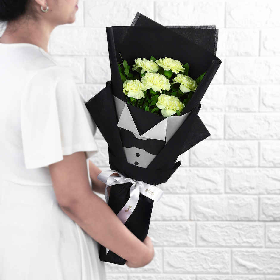 FNP Dashing Carnation Father's Day Bouquet For The Gentleman