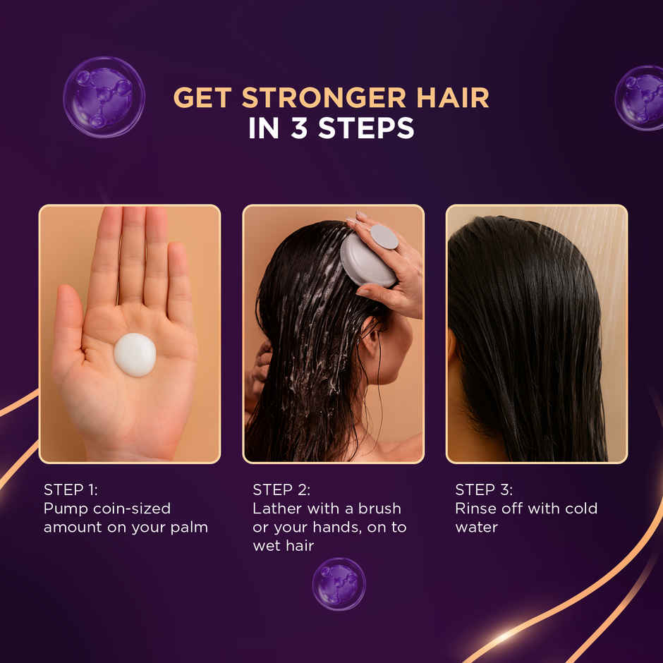 Livon Keratin Shampoo for Women & Men | Repairs Damaged Hair | Smooth & 5x Stronger Hair |340ml