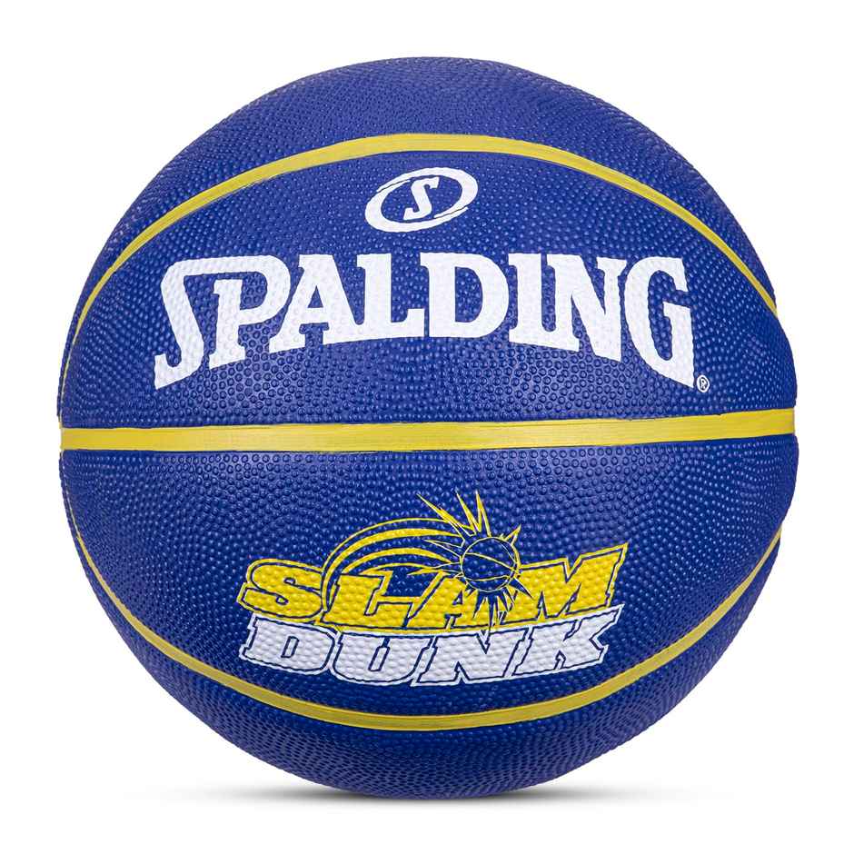 Spalding Slamdunk Rubber Basketball (Blue) 5
