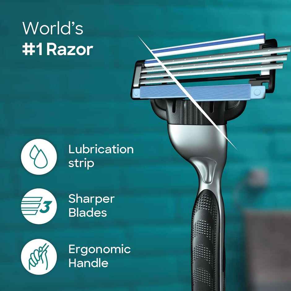 Gillette Mach 3 Razor Light Shaving Razor For Men