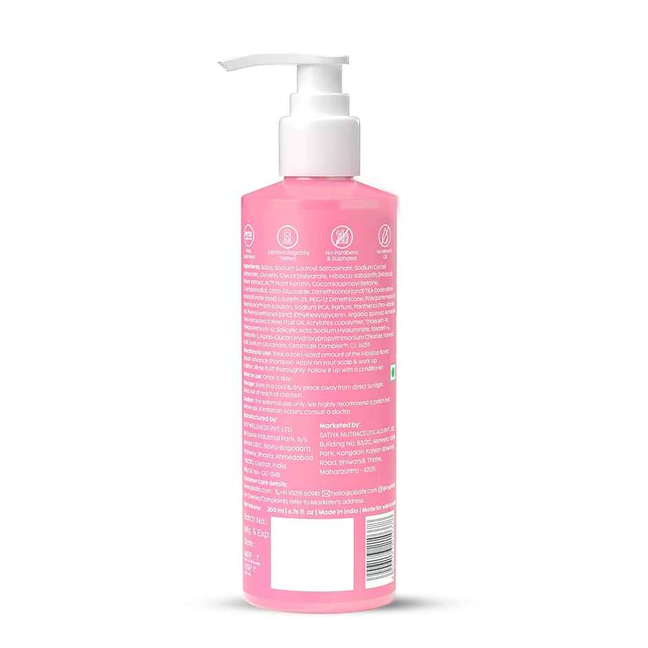 Plix The Plant Fix Hibiscus Bond Repair Advanced Shampoo For Damaged | Frizzy Hair