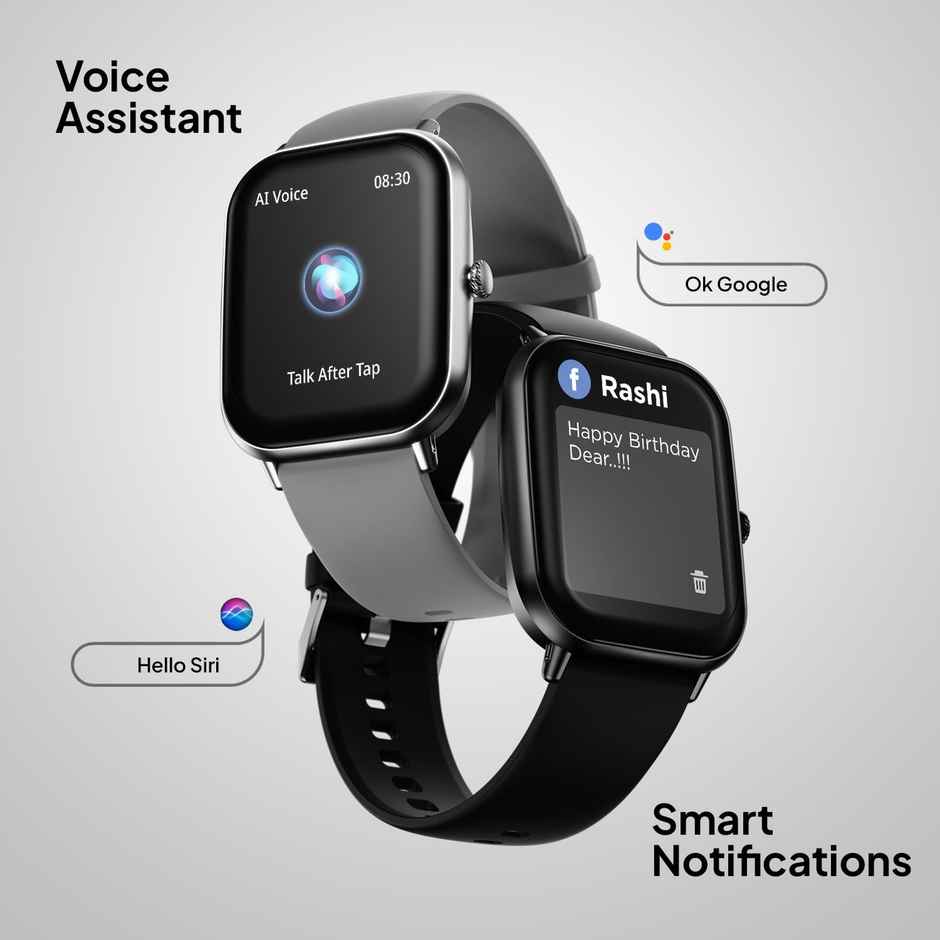 Fire-Boltt Ninja Call Pro Max Smartwatch | 2.01" Display | BT Calling - Black