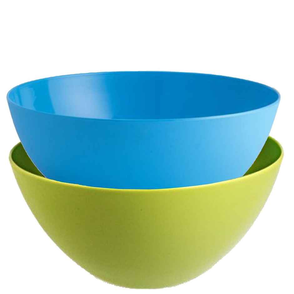 Kuber Industries Plastic Microwave Safe Mixing Bowl Set (1500 ml, Multicolour) - 3 Pieces