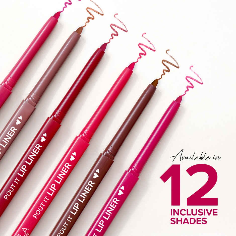 Mila Beaute Pout it Lip Liner I Long Lasting and Enriched with Squalene | Matte Lip Liner