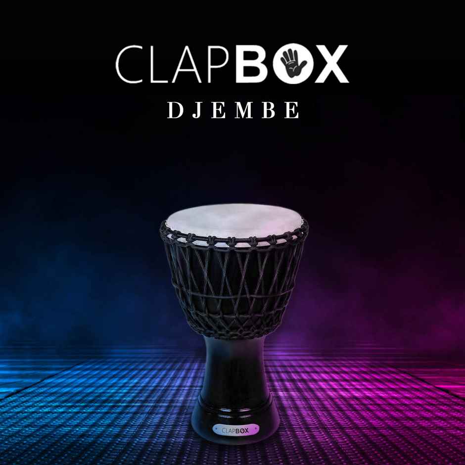 Clapbox Djembe - Mango Wood (8 Inches, Black)