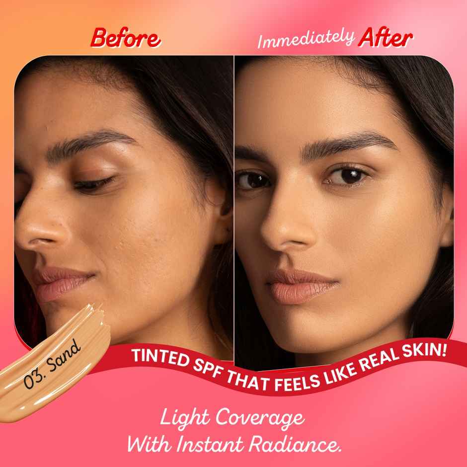 Dot & Key Strawberry Dew Tinted Sunscreen SPF 50+ PA++++ - 03 Sand