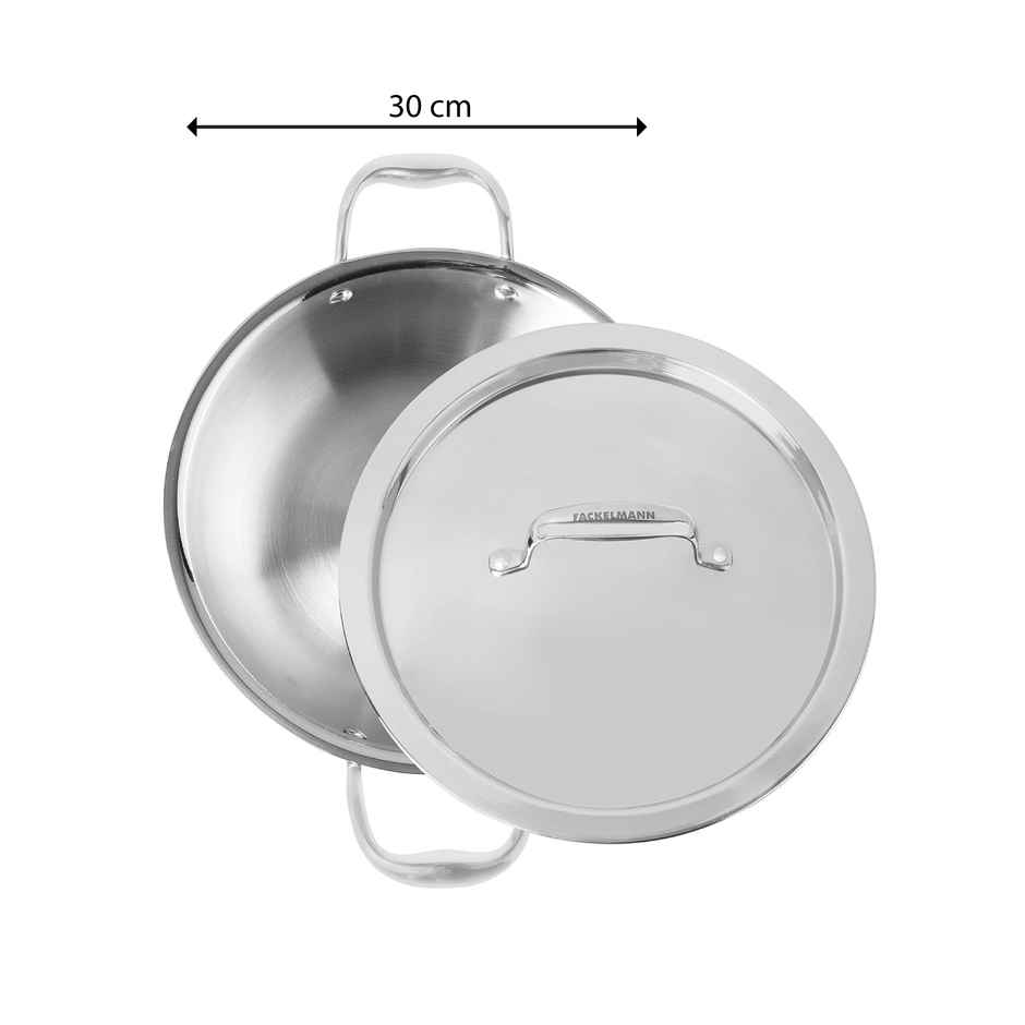 Fackelmann Triply Kadai w SS Lid 30 cm