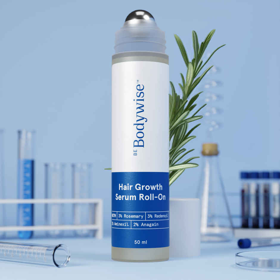 Be Bodywise Hair Growth Serum Roll on - Promotes Hair Growth & Stimulates Hair Follicles
