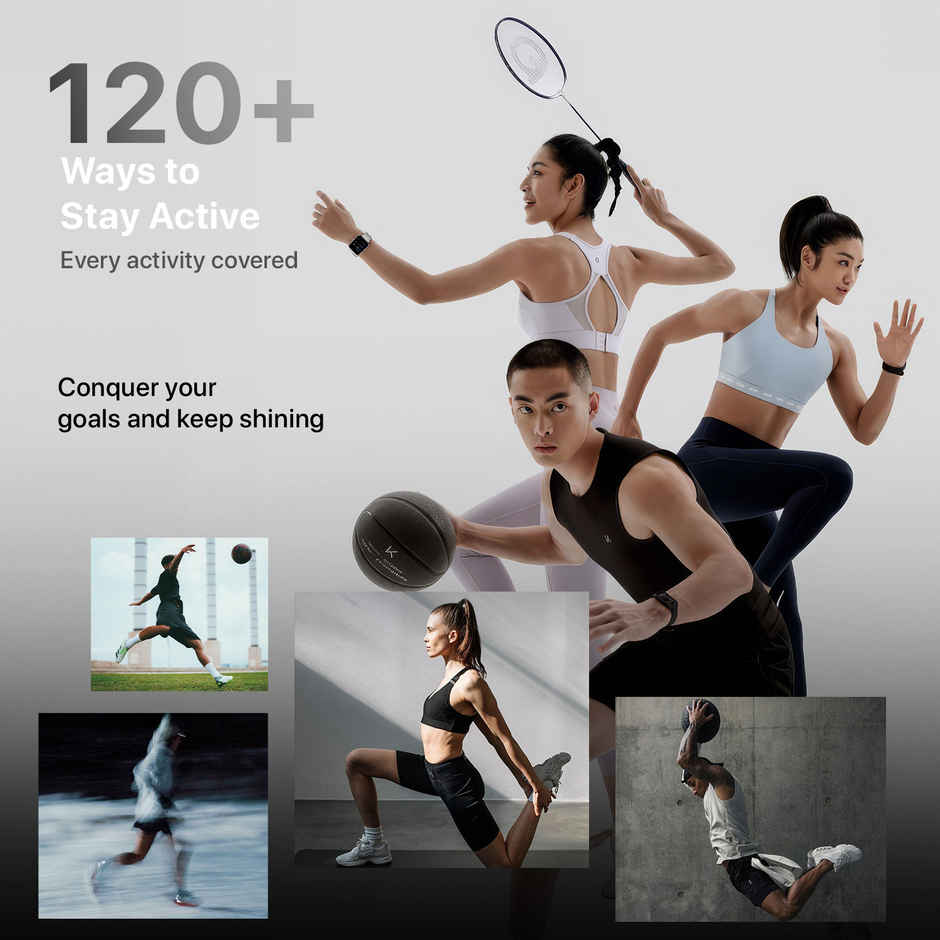 Fire-Boltt Ninja Call Pro Plus | 1.83" Display | BT Calling - Grey