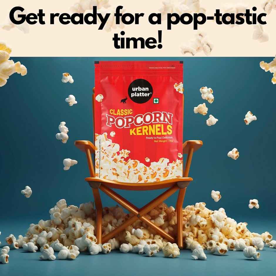 Urban Platter Popcorn Kernels, Enjoy With Our Range Of Seasonings, Product Of India
