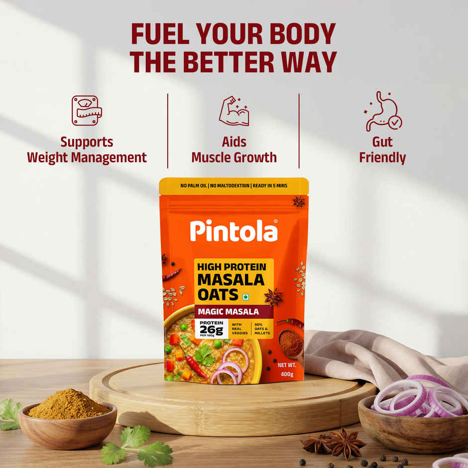 Pintola High Protein Masala Oats