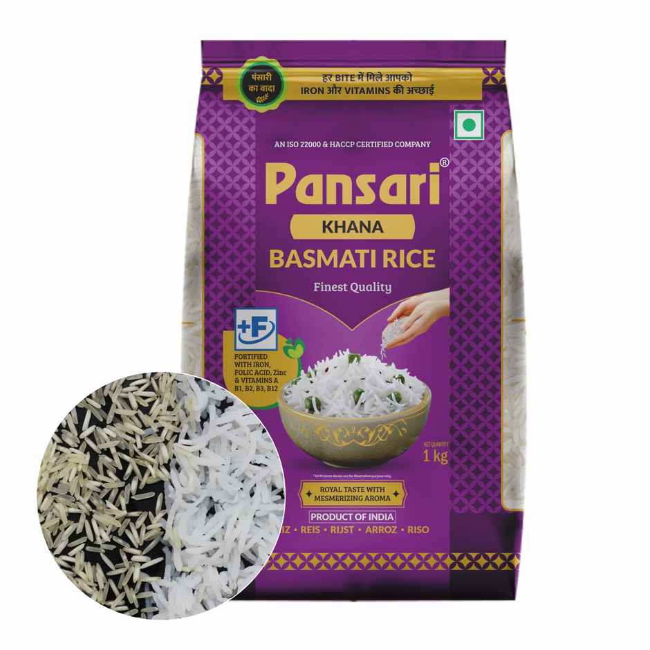 Pansari Khana Basmati Pulao Rice | Extra Long Grain | Chawal