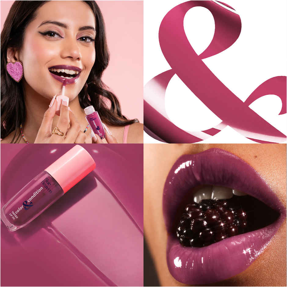 Blue Heaven Color & Condition Lip Oil | Mauve