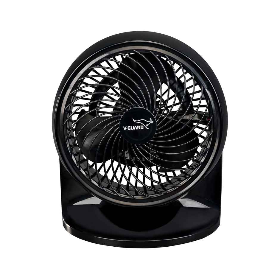 V-Guard Multi Purpose Spinny Pro Personal Fan, Table Cum Wall Fan, 2100 RPM, Black