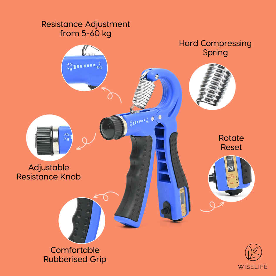 Wiselife Handgrip Blue