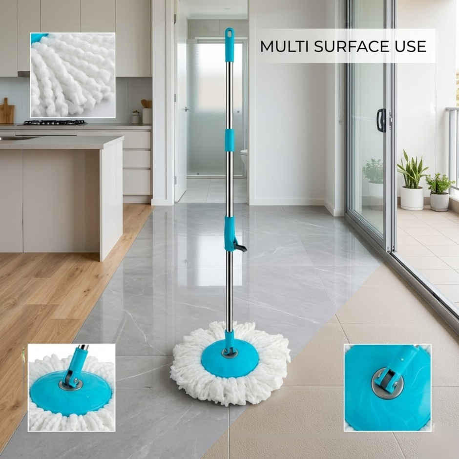 Proclean Refill Set Bucket Spin Mop | Telescopic Handle and Mop Disc
