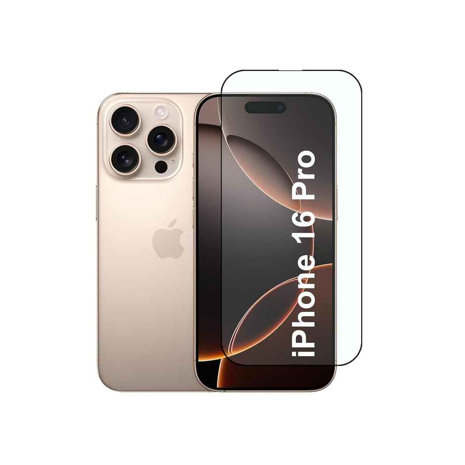 Artistque Tempered Glass for iPhone 16 Pro Screen Protector Guard