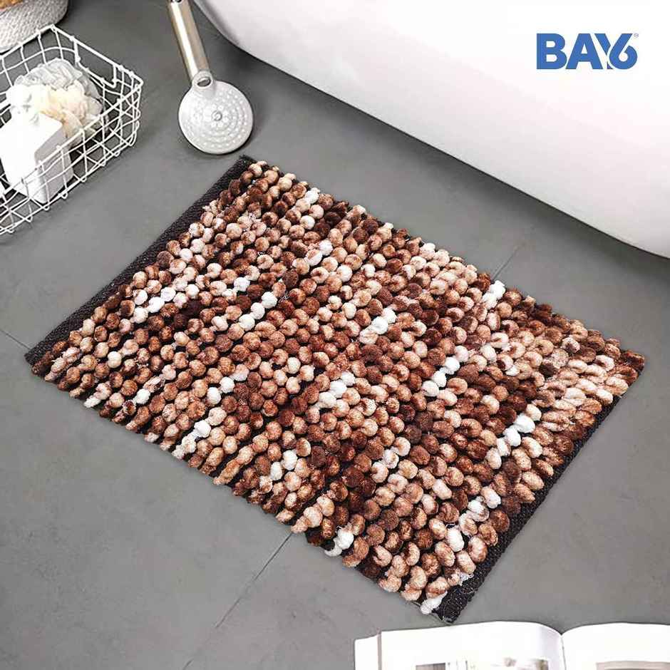 BAY6 Microfibre Popye Doormat - Brown - 40 x 60 cm