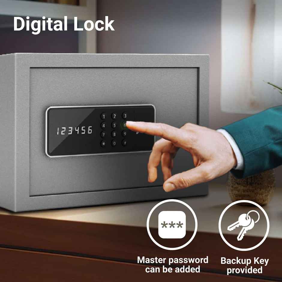 Godrej Security Solutions Forte Pro 10 L Digital Electronic Locker with Motorized Locking Mechanism