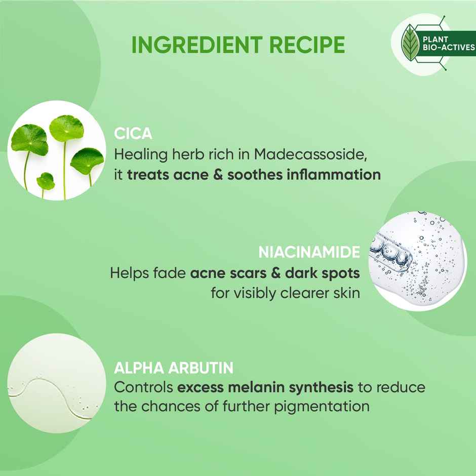 Dot & Key 10% Niacinamide Cica Face Serum With 3% Tranexamic For Dark Spots & Acne Scars