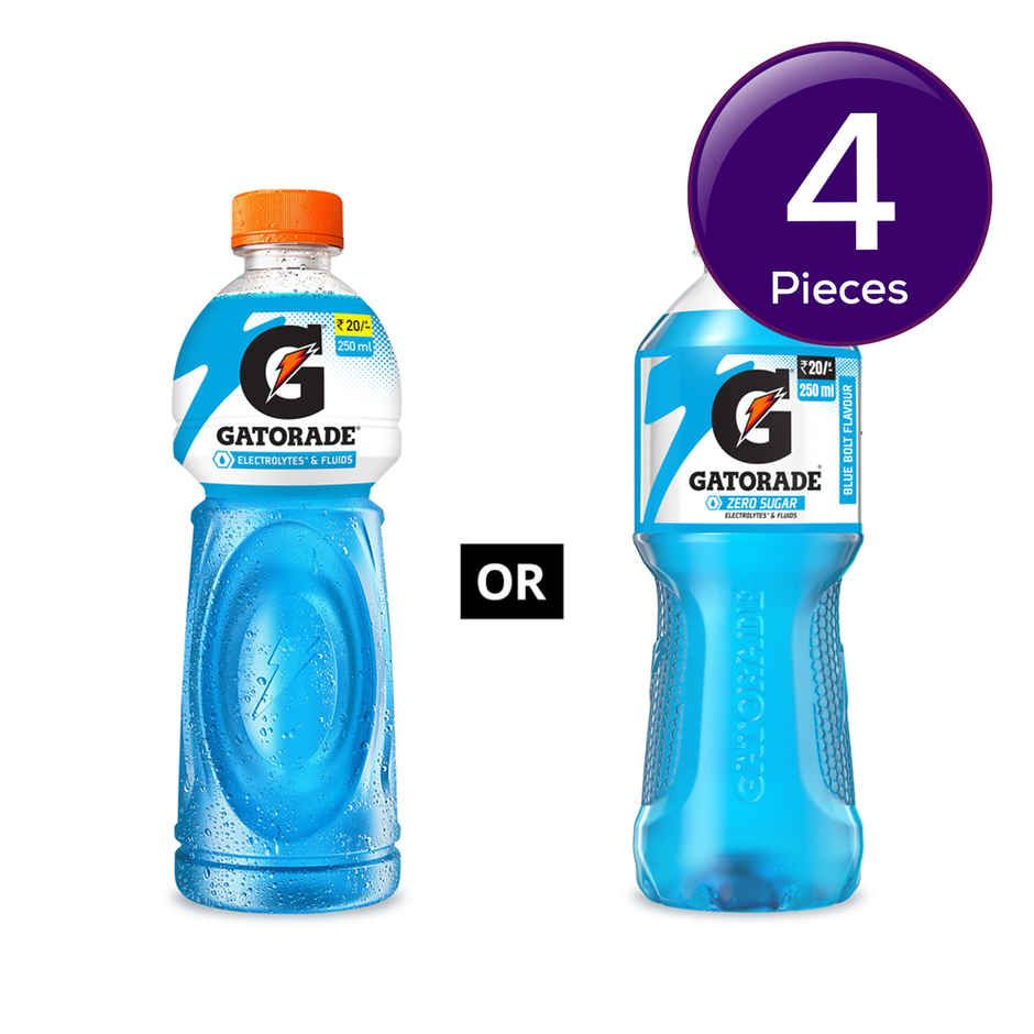 Gatorade Blue Bolt Zero Sugar Energy Drink Combo