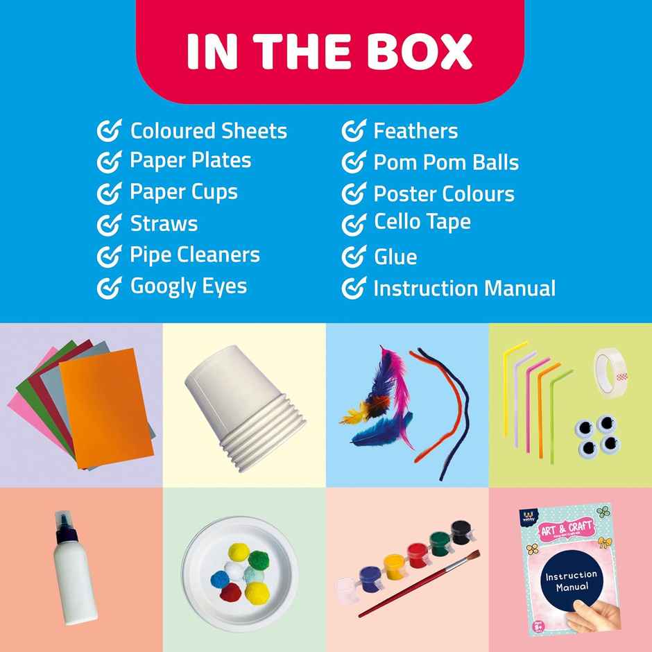 Webby DIY Jiggles Art and Craft Activity Kit Hobby Kit