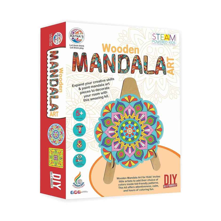 Ratna's Wooden Mandala Art Jr