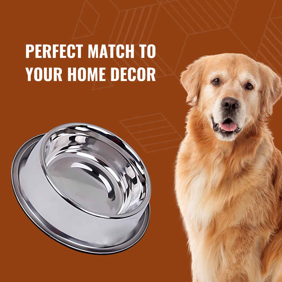 Pets Empire Classic Non Skid Bowl,Feeding Bowls For Pets - 2.5 L