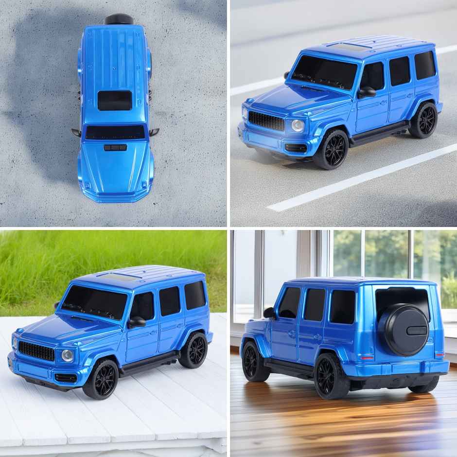 Race N Roll Hi Speed Rechargeable Remote Control Car 1:24 - G Wag Blue