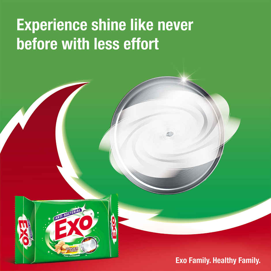 Exo Ginger Twist Dishwash Bar | Anti Bacterial