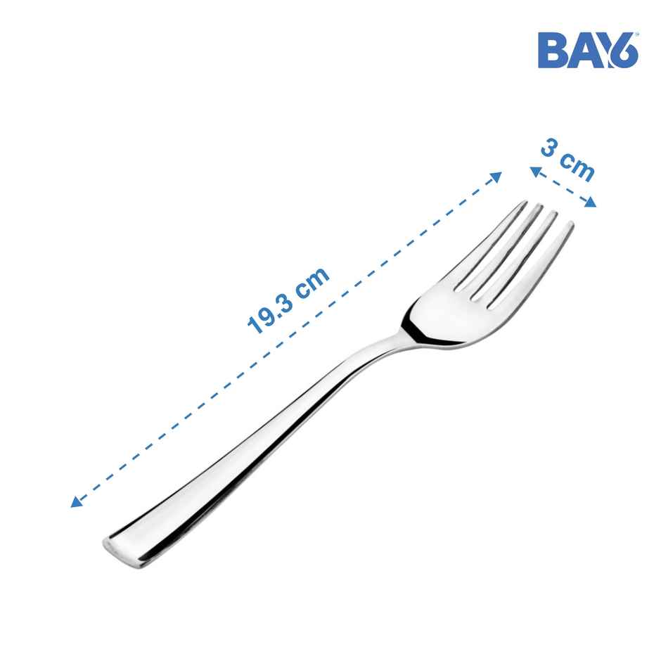BAY6 Silverline Steel Dessert Fork (6pc)
