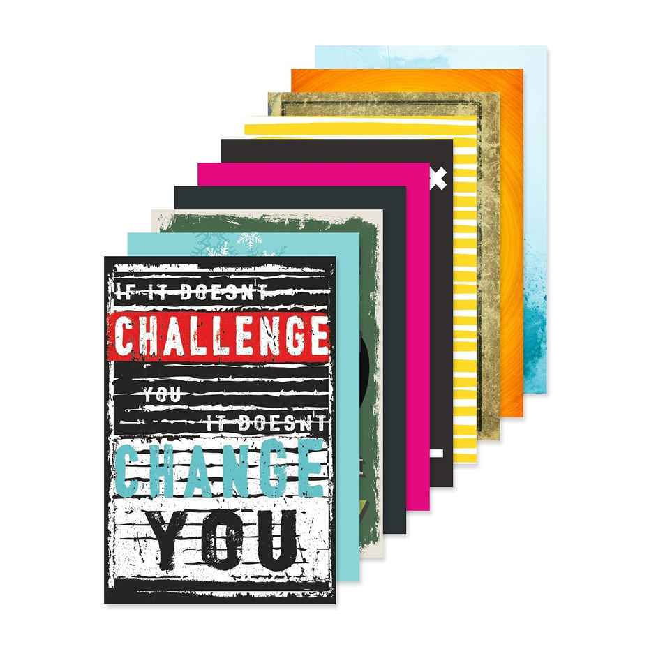 Paper Plane Design Wall Posters For Office Decor | Set of 10 | Size | 12 Inch x 18 Inch | D20