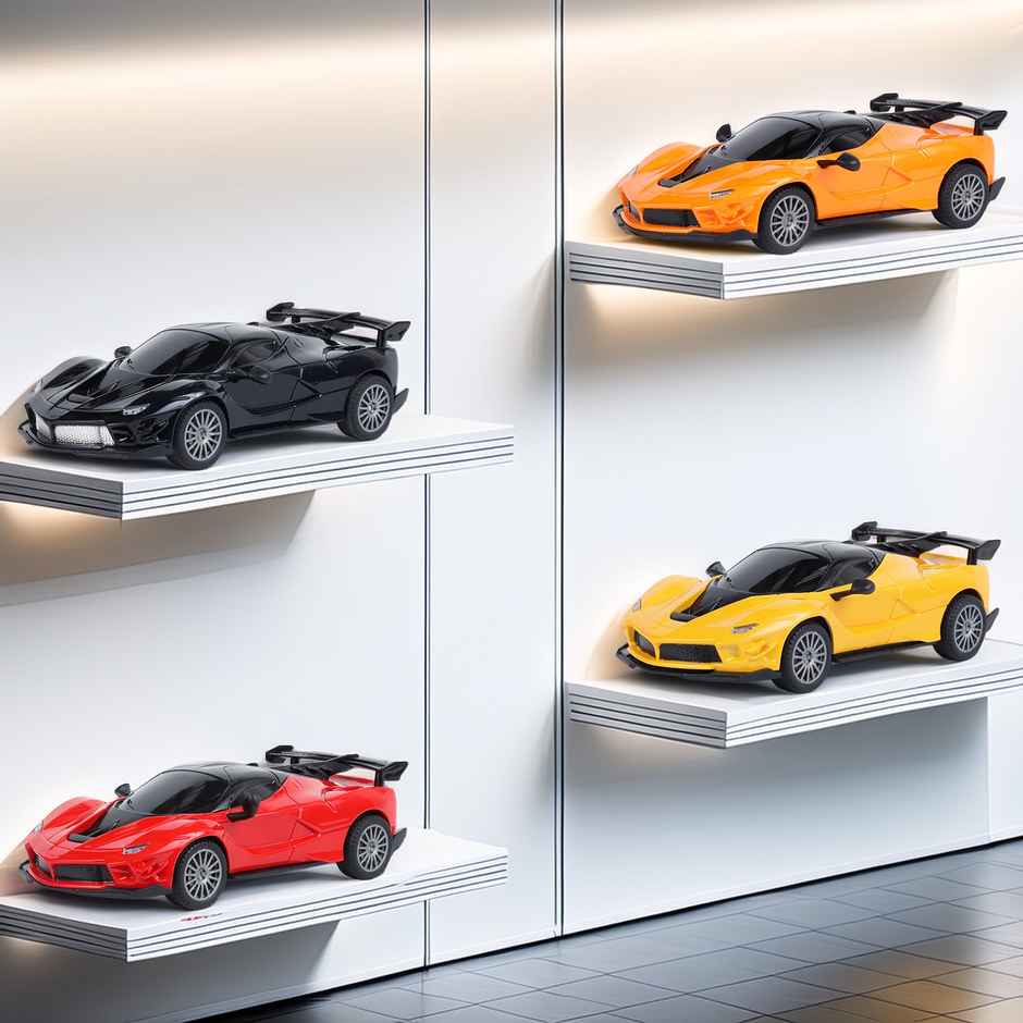 Race N Roll Hi Speed Rechargeable Remote Control Car 1:24 - Fer Black