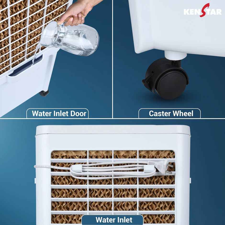 Kenstar Turbocool Neo 27 Blue Honeycomb Desert Cooler