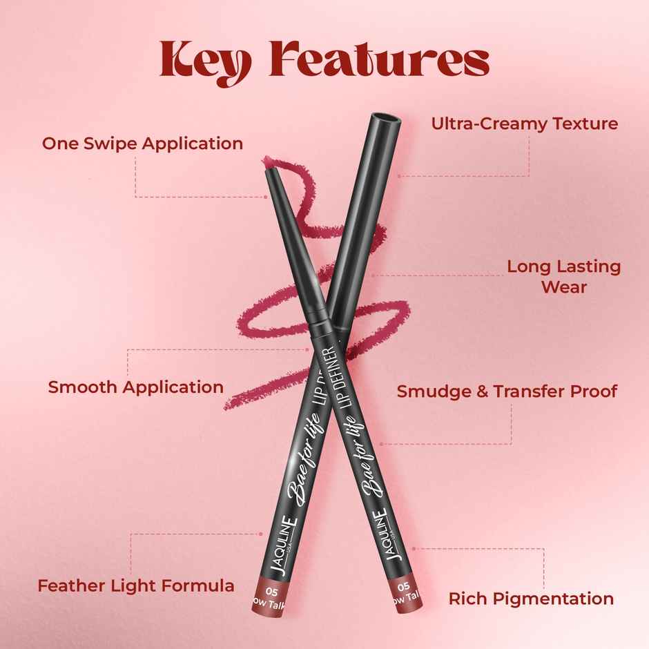 Jaquline USA Bae For Life Lip Definer | Pillow Talkin 05