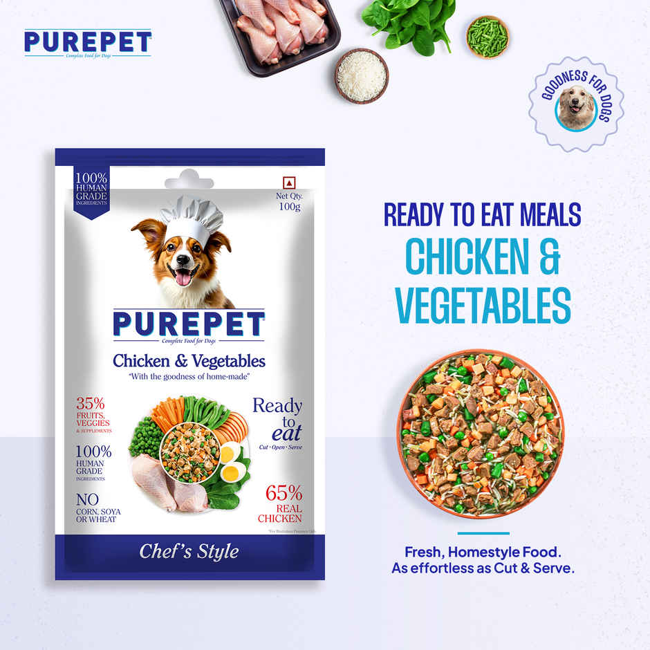 PurePet Chicken and Vegetable Fresh Dog Food