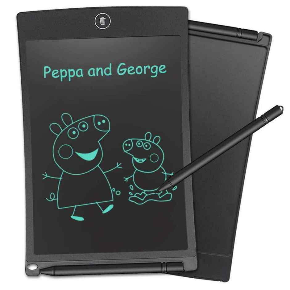 Kidara LCD Writing Pad 12 Inch | Gift for Girls Boys, Drawing Sketching (Multicolor)