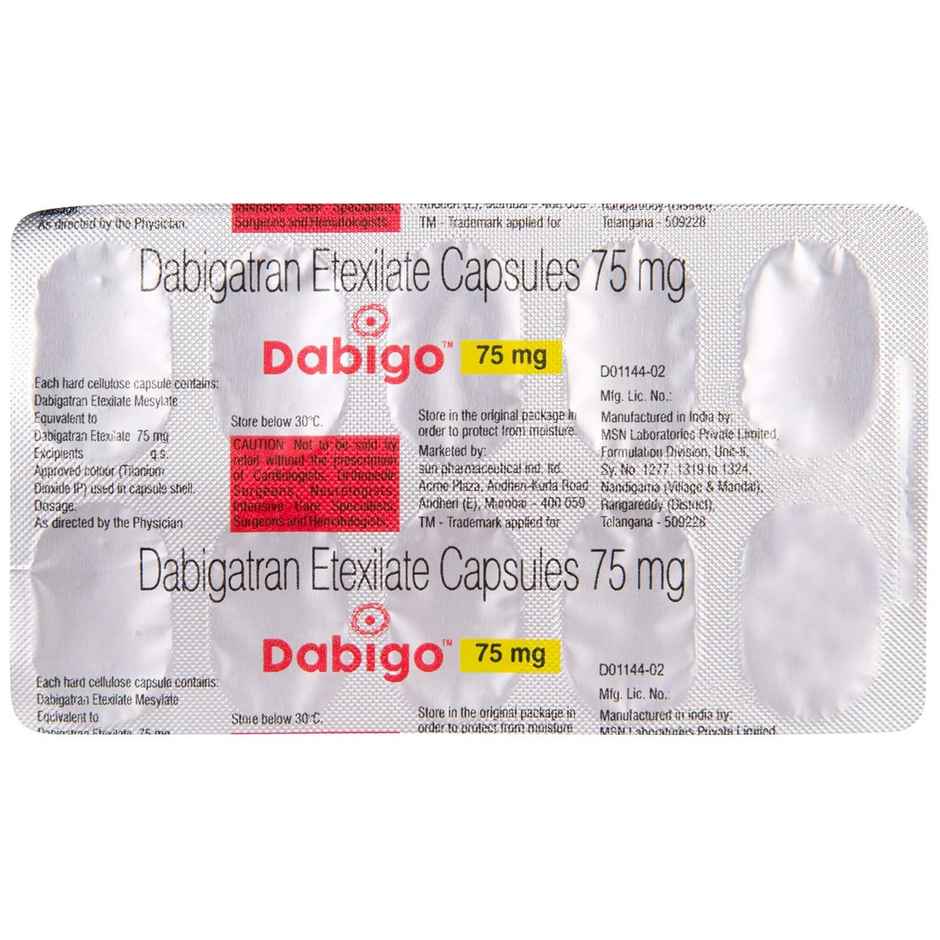 Dabigo 75mg Capsule