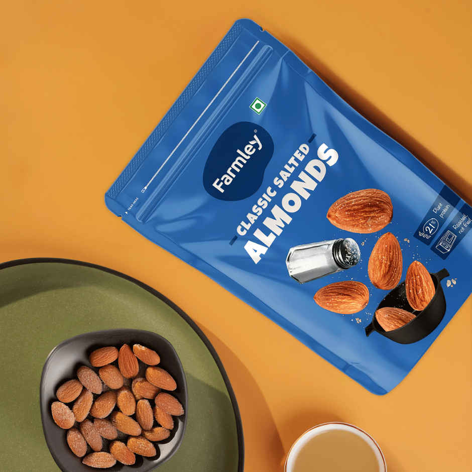 Farmley Classic Salted Roasted Almonds (Badam) Combo