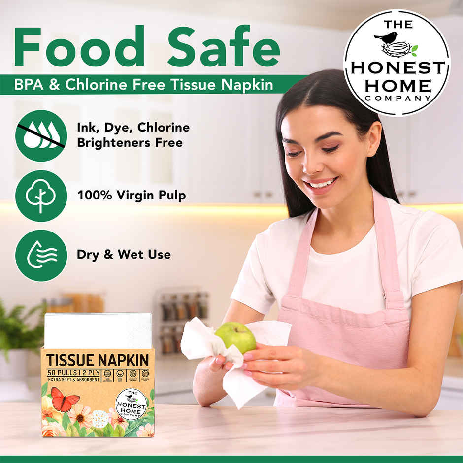 The Honest Home Company Napkins | 2 Ply | 50 sheets