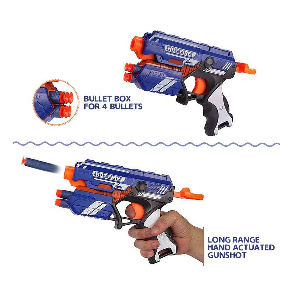 Storio Blaze Storm Soft Bullet Gun | Foam Dart Gun with 10 Safe Bullets