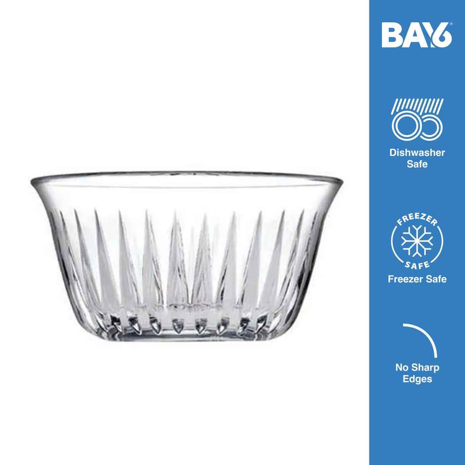 BAY6 Imported Glass Bowl Set - 175 ml - (6pc)